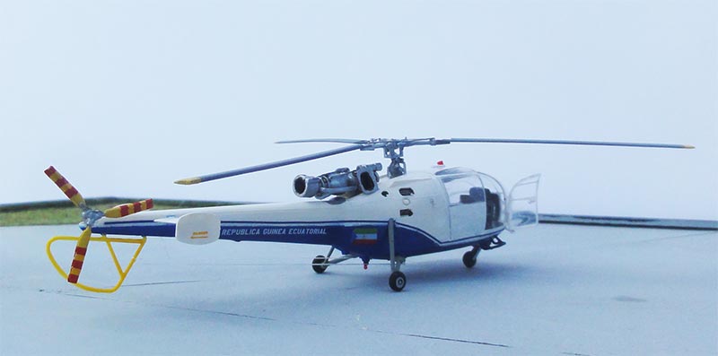 alouette helicopter equitorial guinea