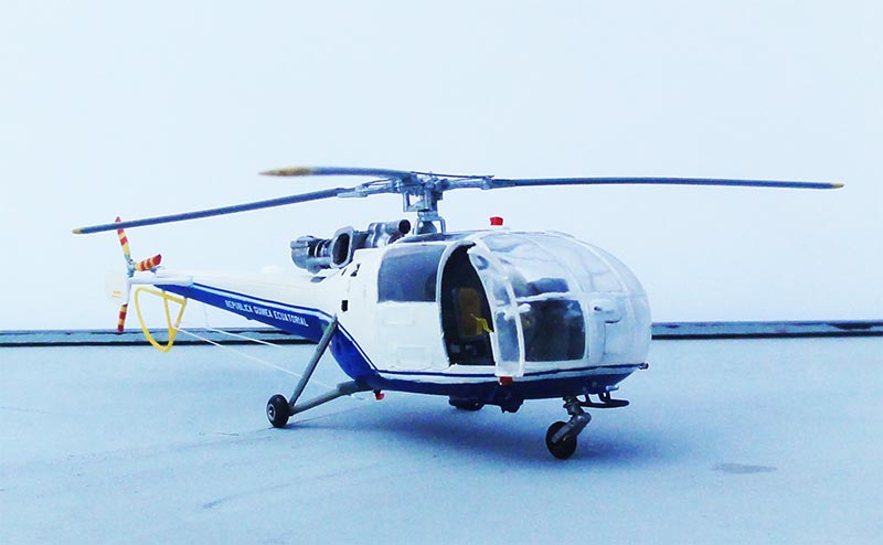 alouette 3 equitorial guinea helicopter