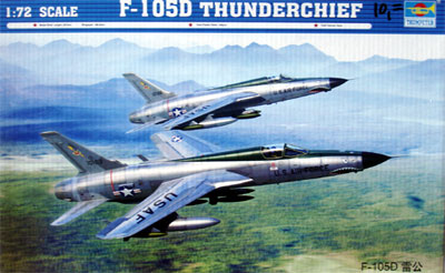 Trumpeter Airplane F-105G Thunderchief Fighter Jet Bomber 1/48 Scale Model 80333 