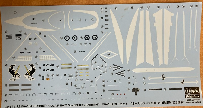 decals hasegawa f-18 02411