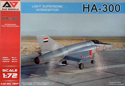 A&A Models AAM7207-1/72 HA-300 Light supersonic interceptor plastic model 