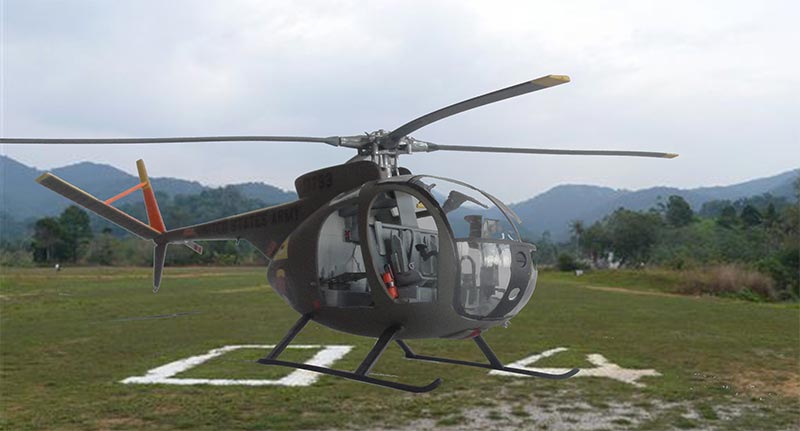 oh-6 vietnam 1/3