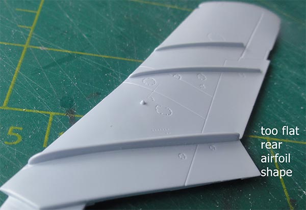 airfix mig-17 wing