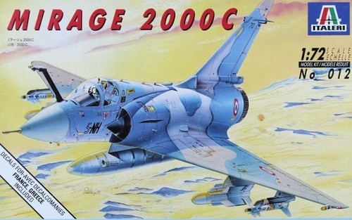 italeri 012 box mirage 2000