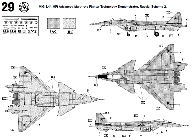 MiG 1.44 MFI: Kämpfer der 5-Generation 2000 des Jahres