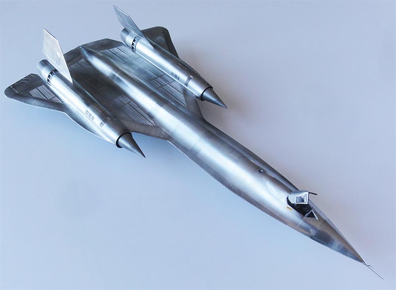 Lockheed A-12 1/72 scale model