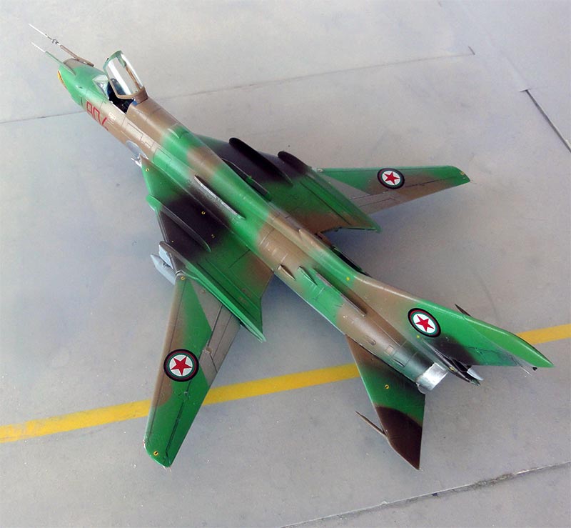 su-22 afghanistan 1/72 model