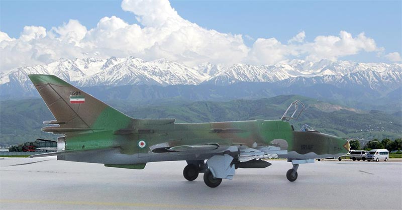 iran su-22 fitter model 1/72
