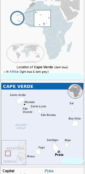 cabo verde map