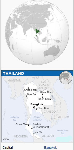 thaiu map